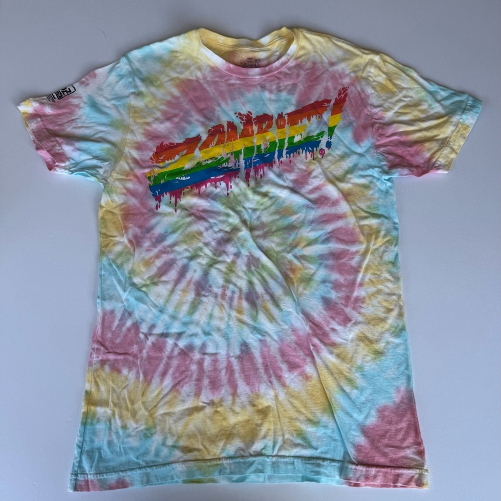 Flatbush Zombies Rainbow Zombie Tie Dye T Shirt Medium